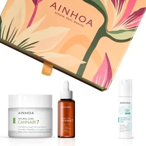 Facial 10 Pack Ainhoa Nutrición CANNABI7 Crema y Aceite de Cannabis